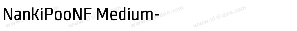 NankiPooNF Medium字体转换